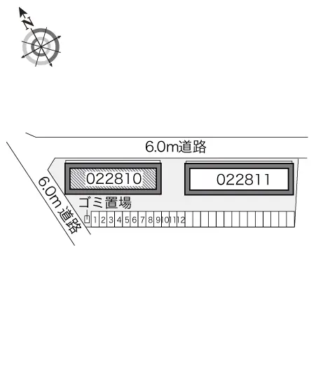 ★手数料０円★蒲郡市三谷北通６丁目　月極駐車場（LP）